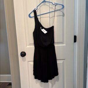 BB Dakota by Steve Madden Black One Shoulder Dress